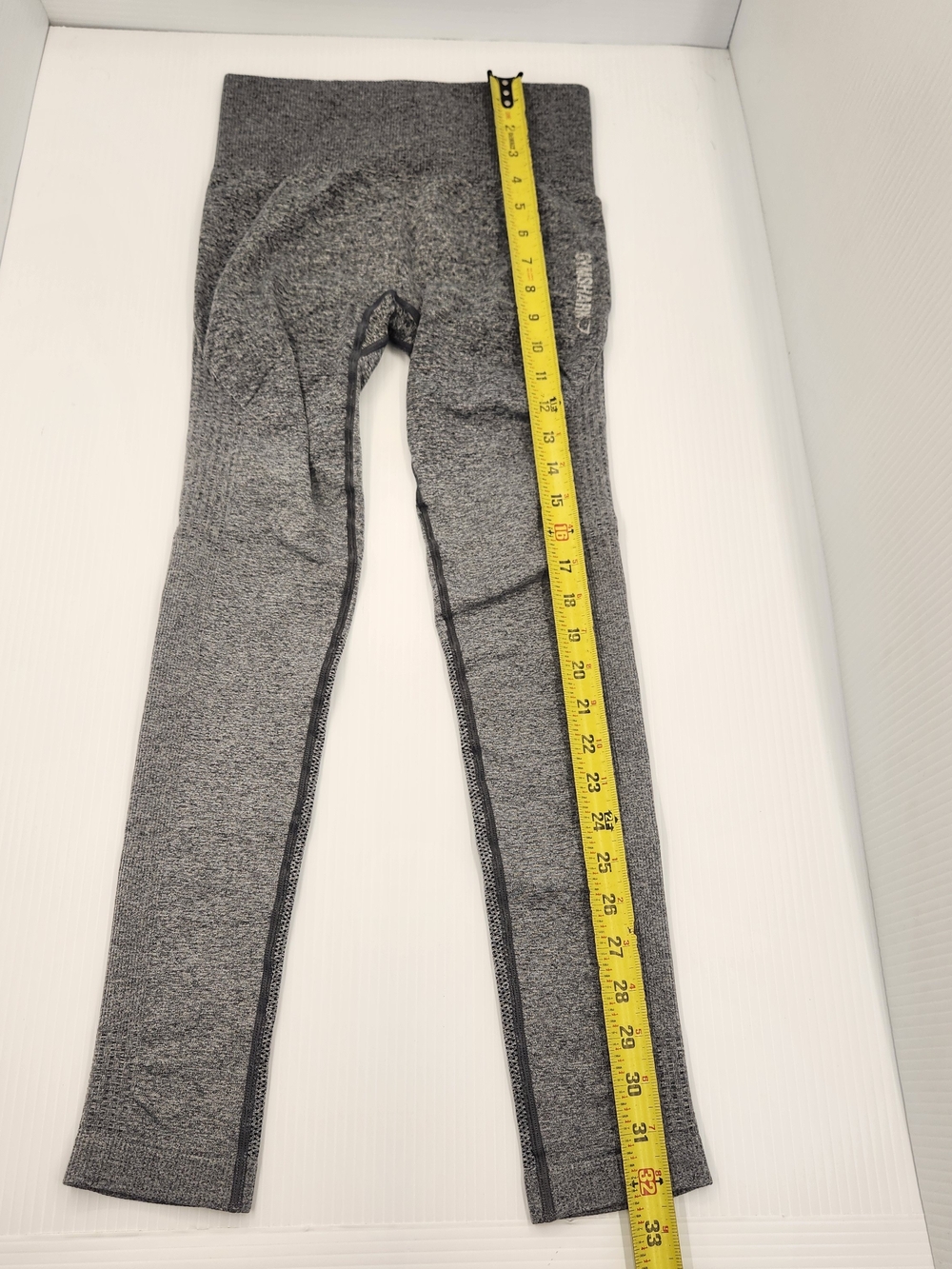 Gymshark Seamless High-Waist Leggings in Charcoal Gray - Picture 3 of 9